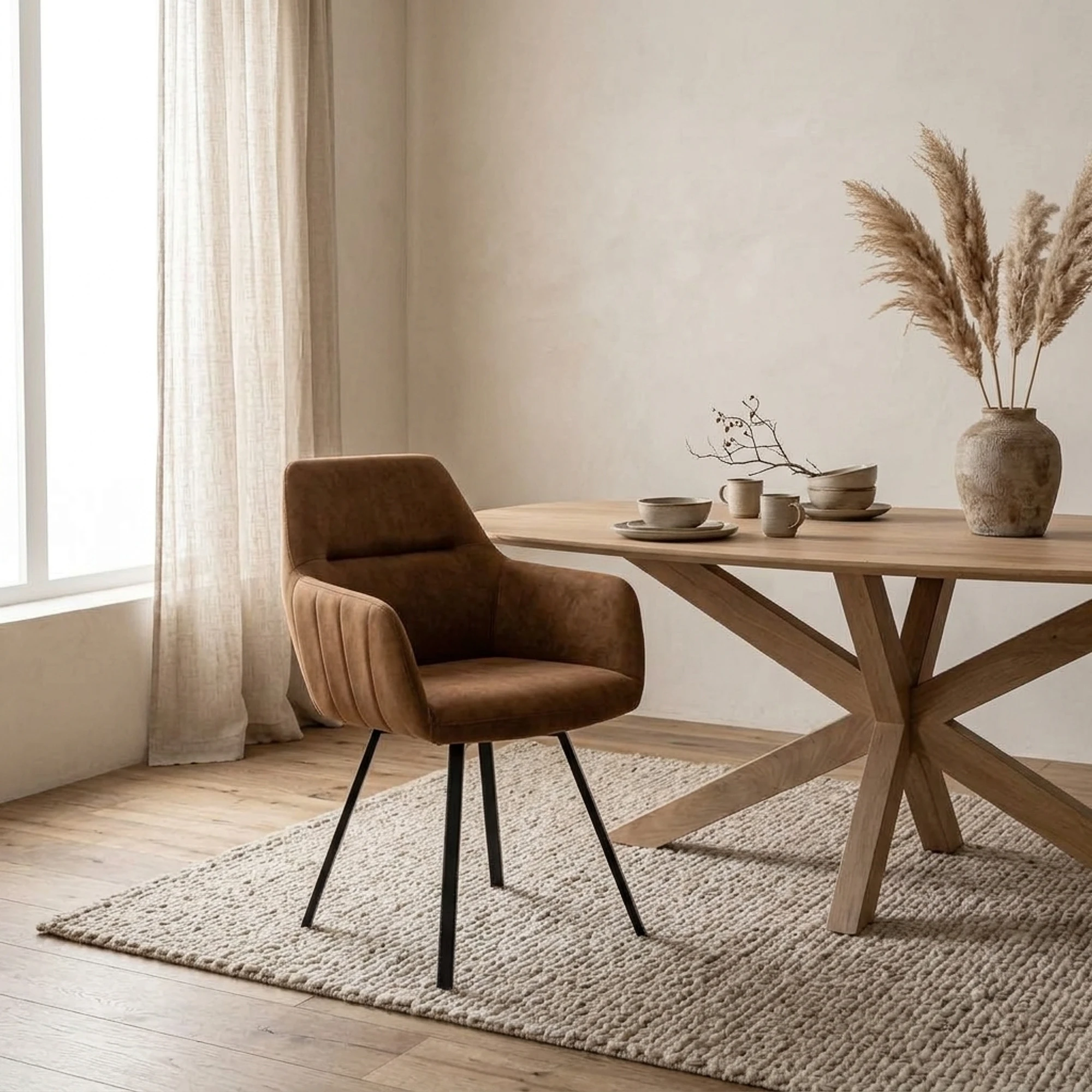 Esszimmerstuhl Raven | Cognac