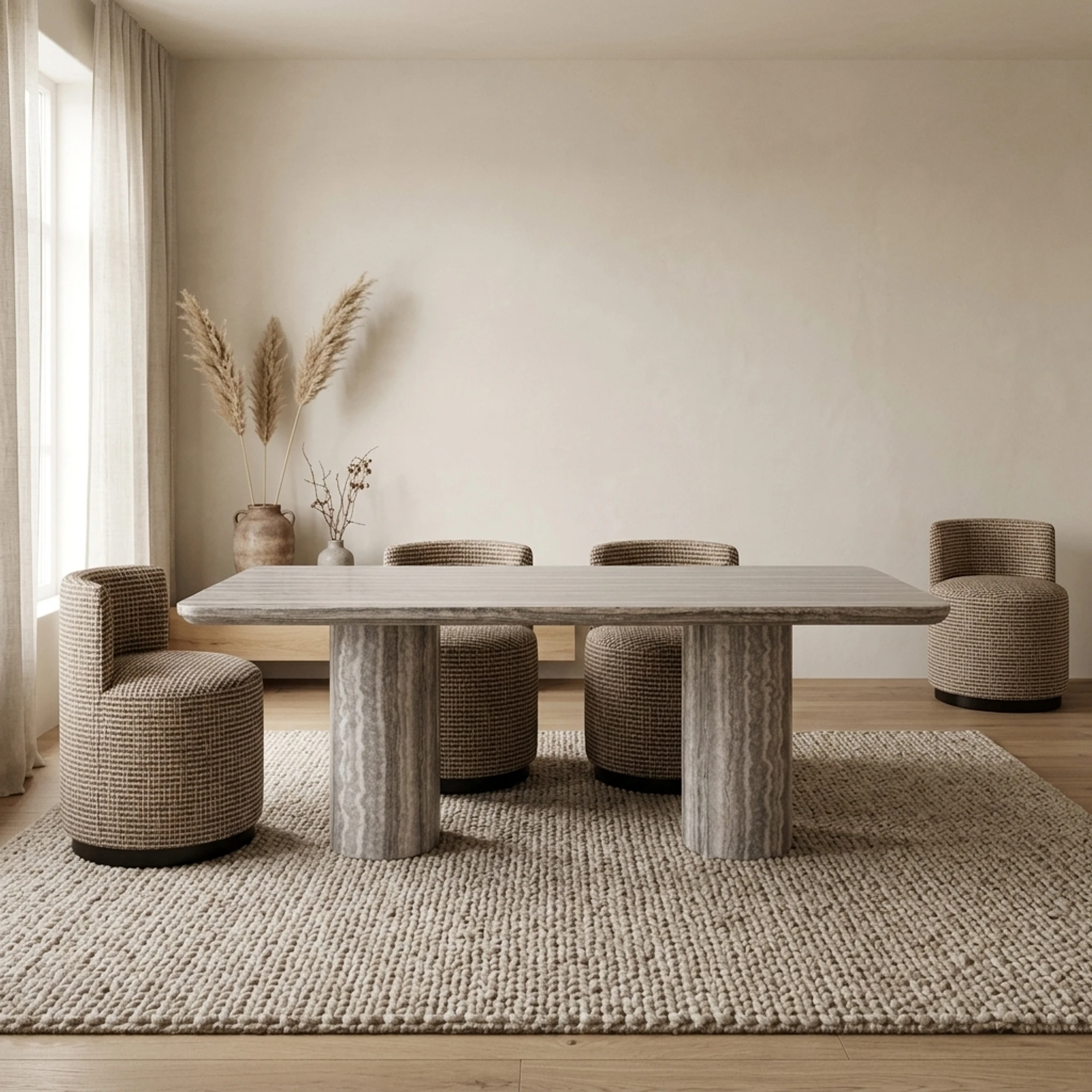 Eettafel Dulce grey 225 (denizly) - Richmond Interiors Black Friday Deal