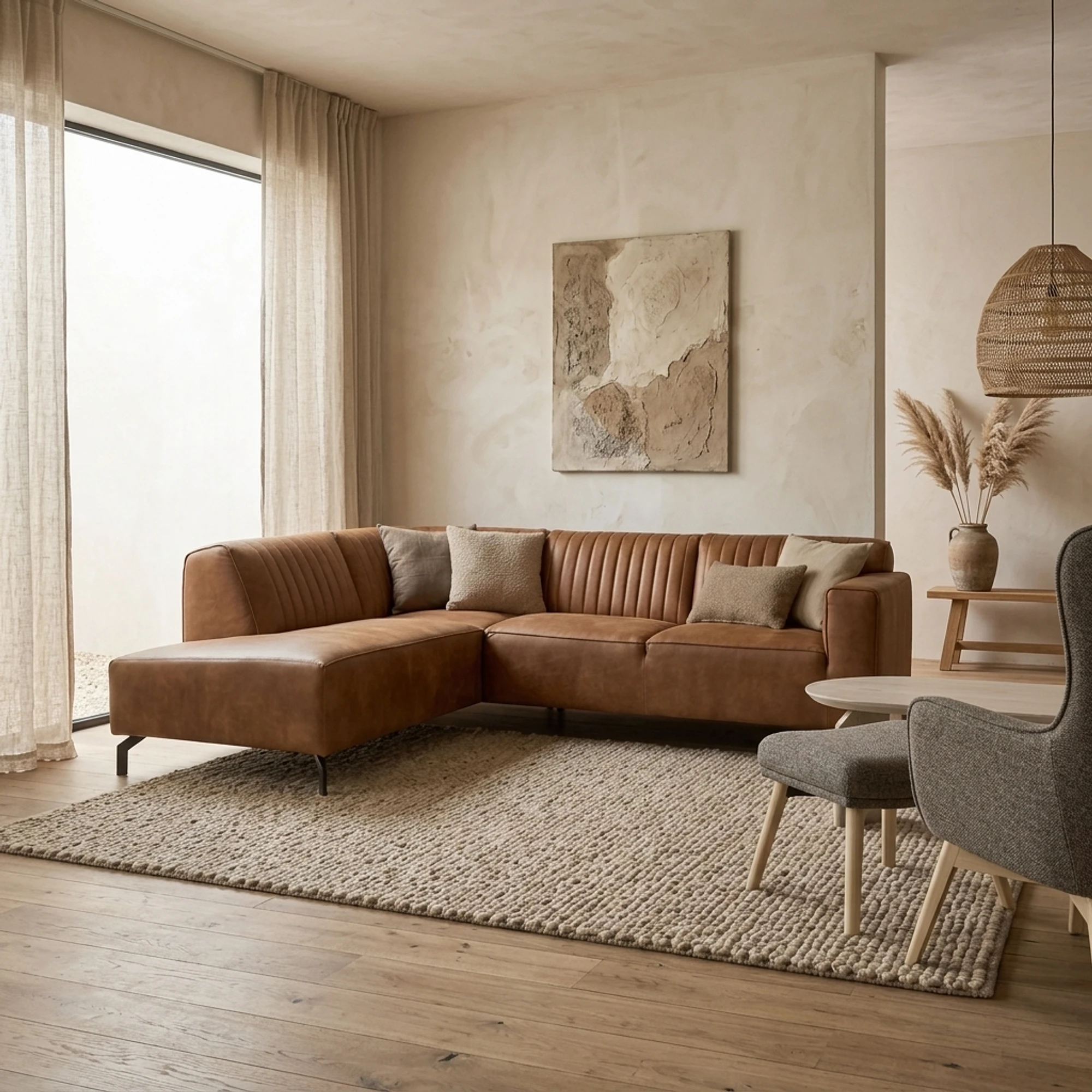 Ecksofa Lola | Cognac