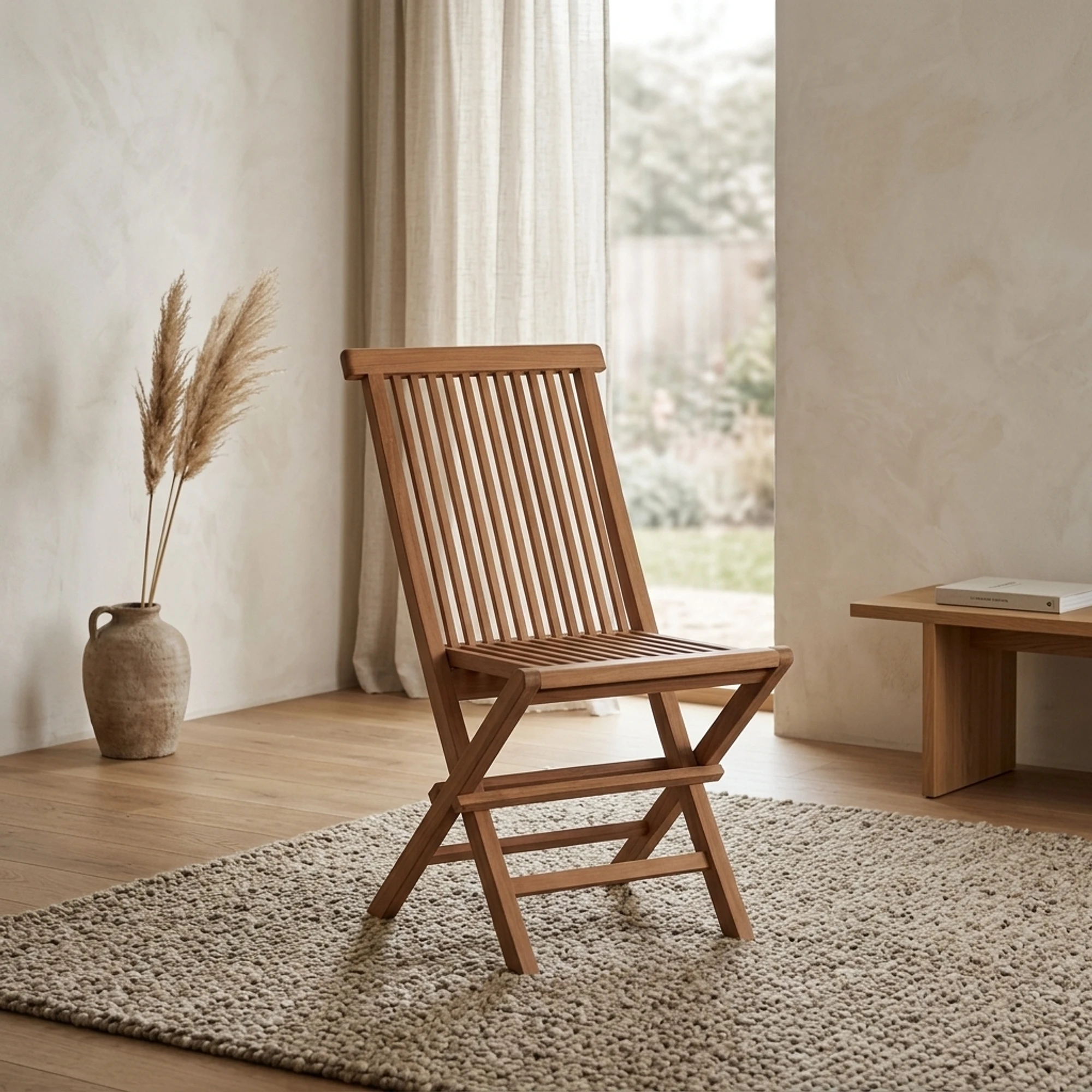 Klappstuhl aus Teakholz