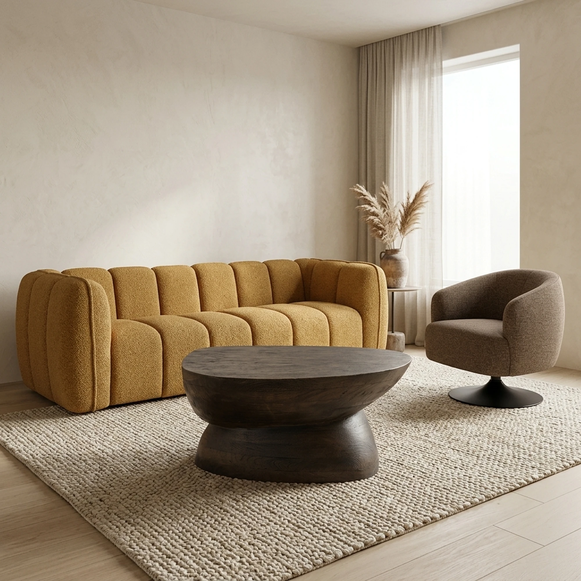 Couchtisch Cobble Braun