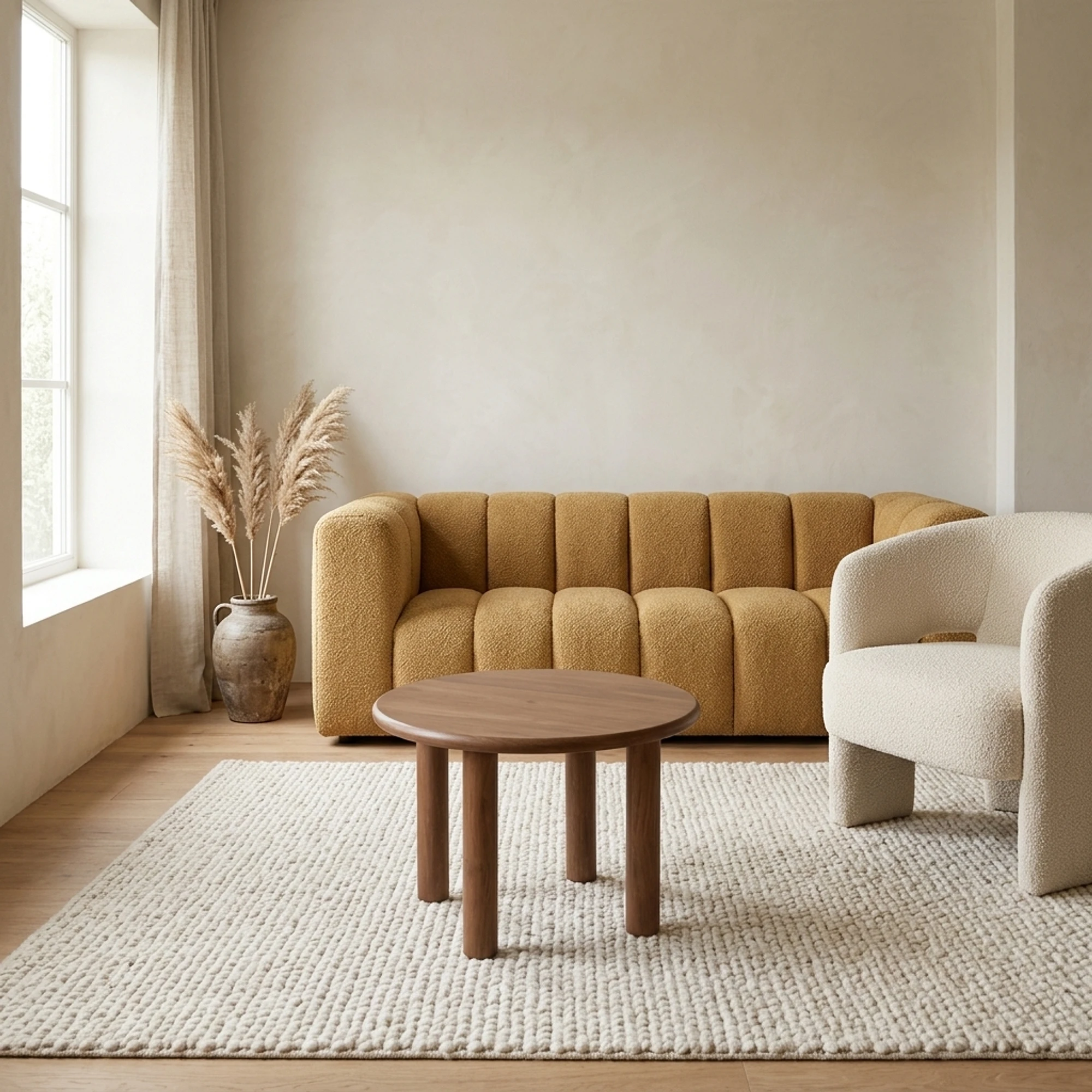 Couchtisch Noah Walnuss-Mangoholz 50 cm