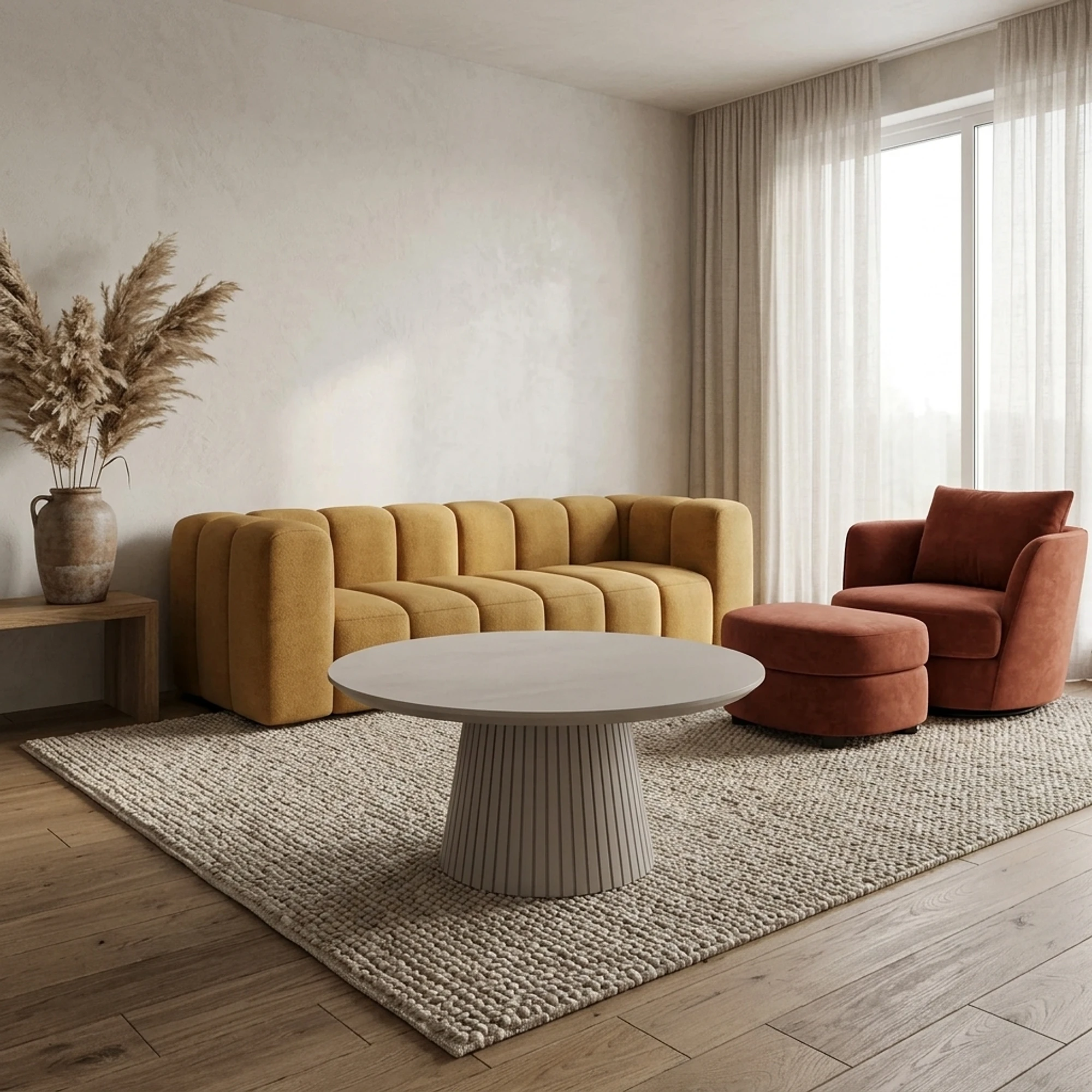 Couchtisch Solana | 80 cm | Taupe