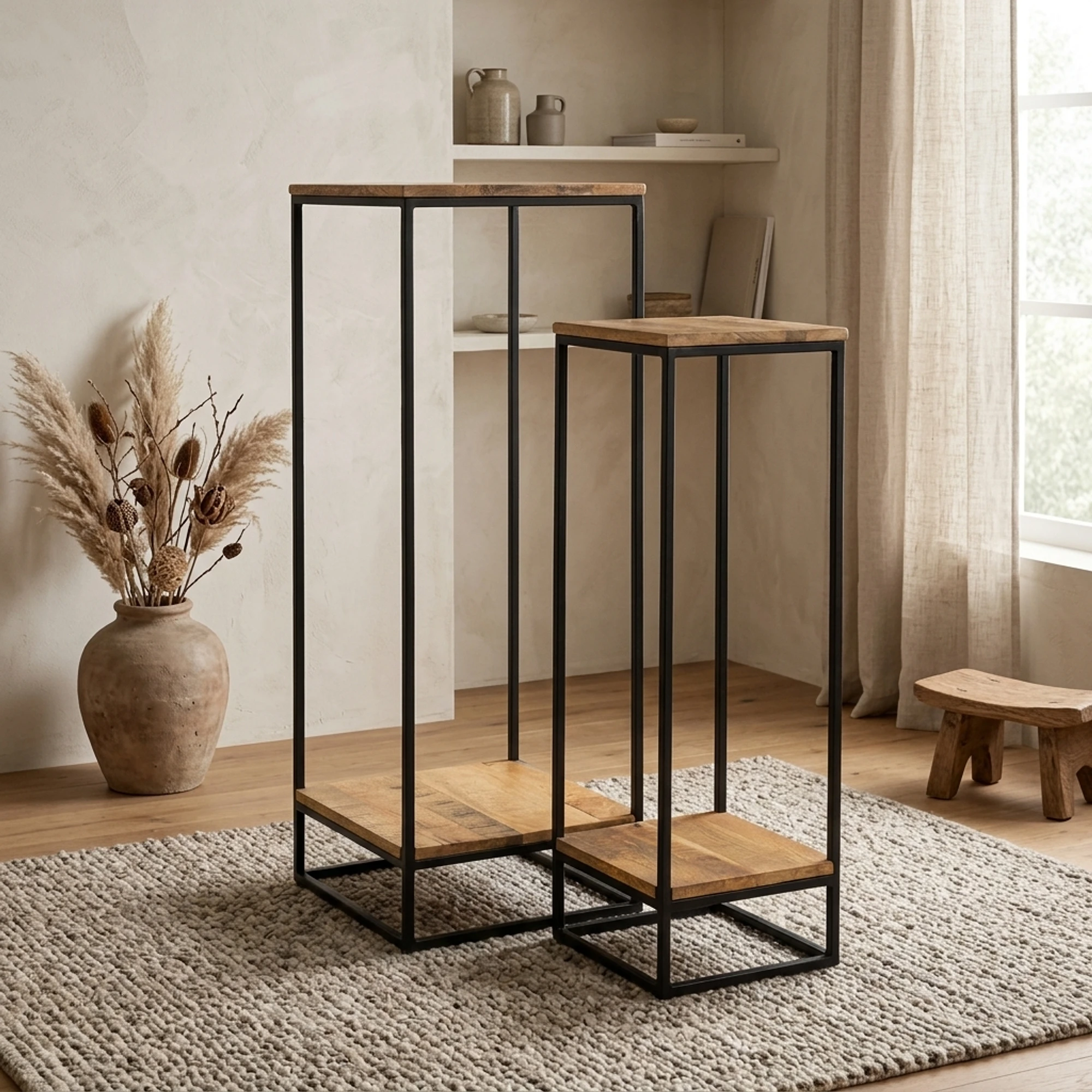Tafel voor Planten Set van 2 - Benoa