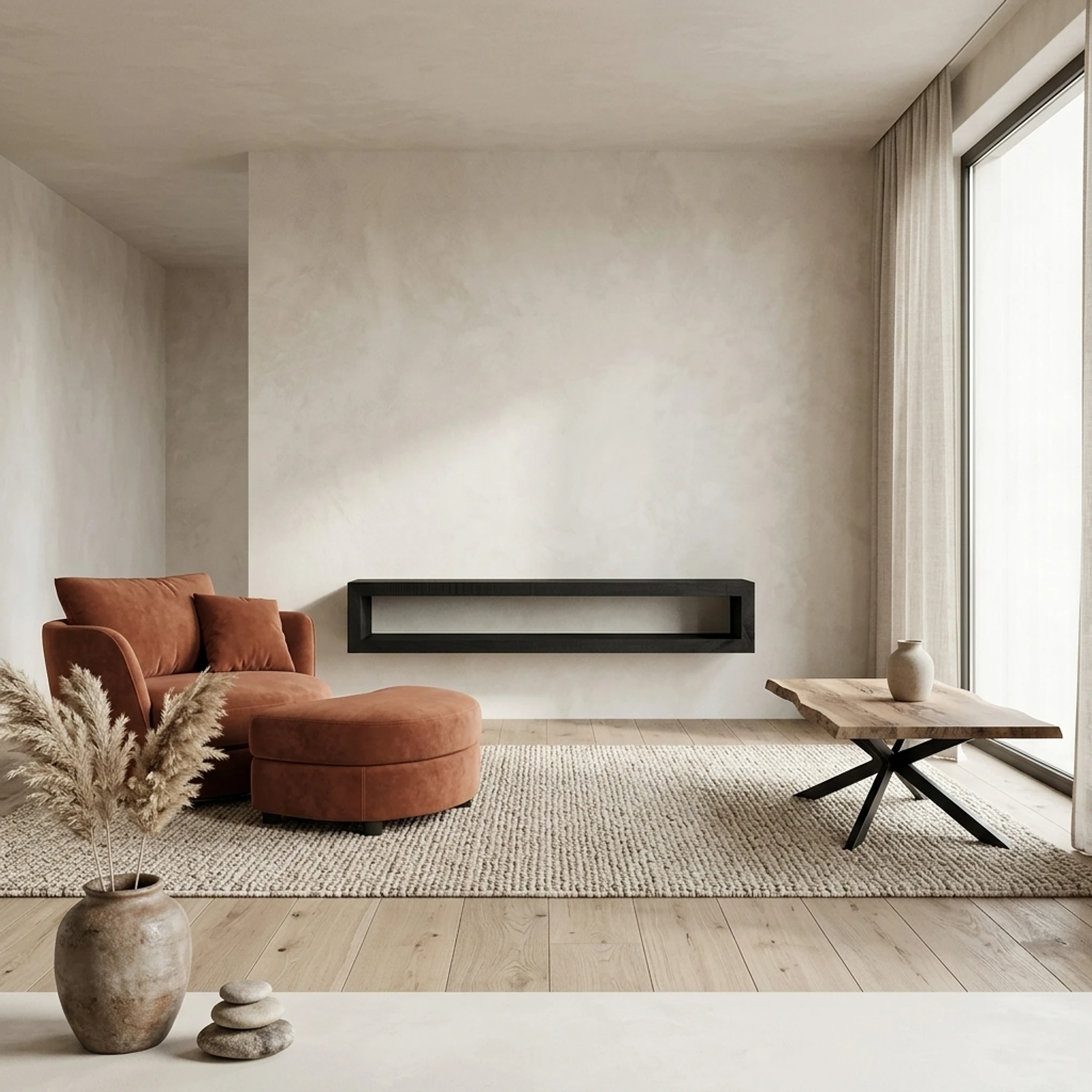 TV-Meubel Hangend Zwart 160 - Benoa