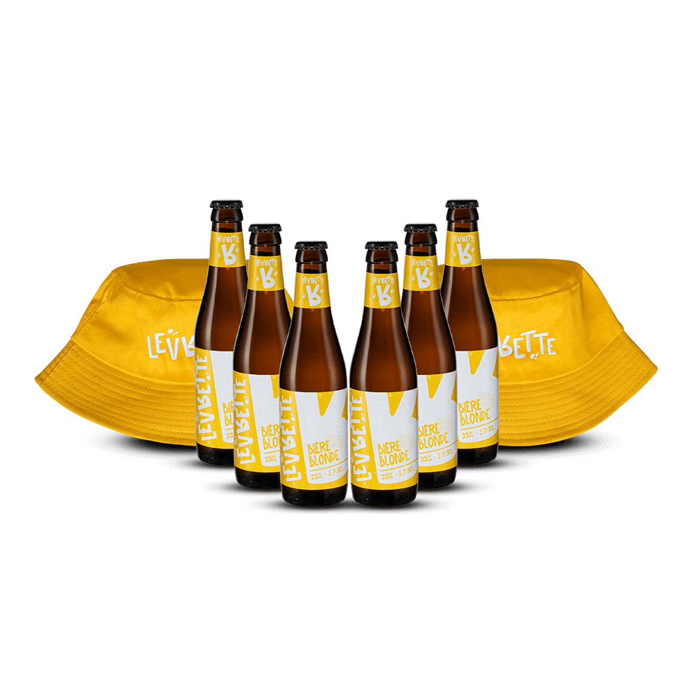 Pack 6 Bières Levrette Blonde + 2 Bobs Jaunes