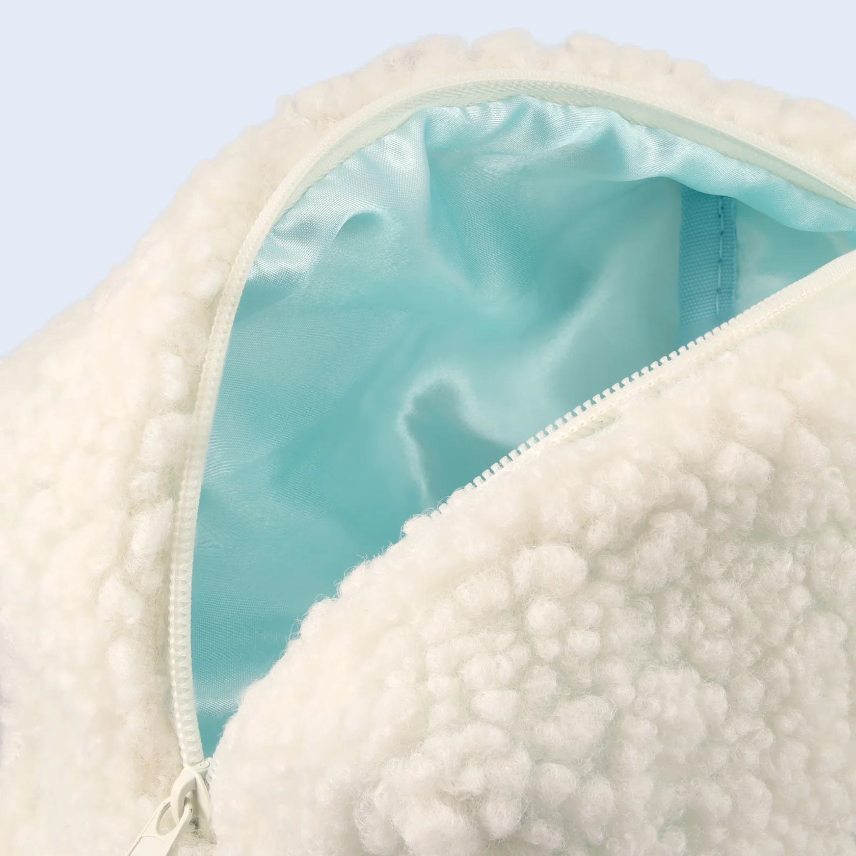 Milky make-up bag