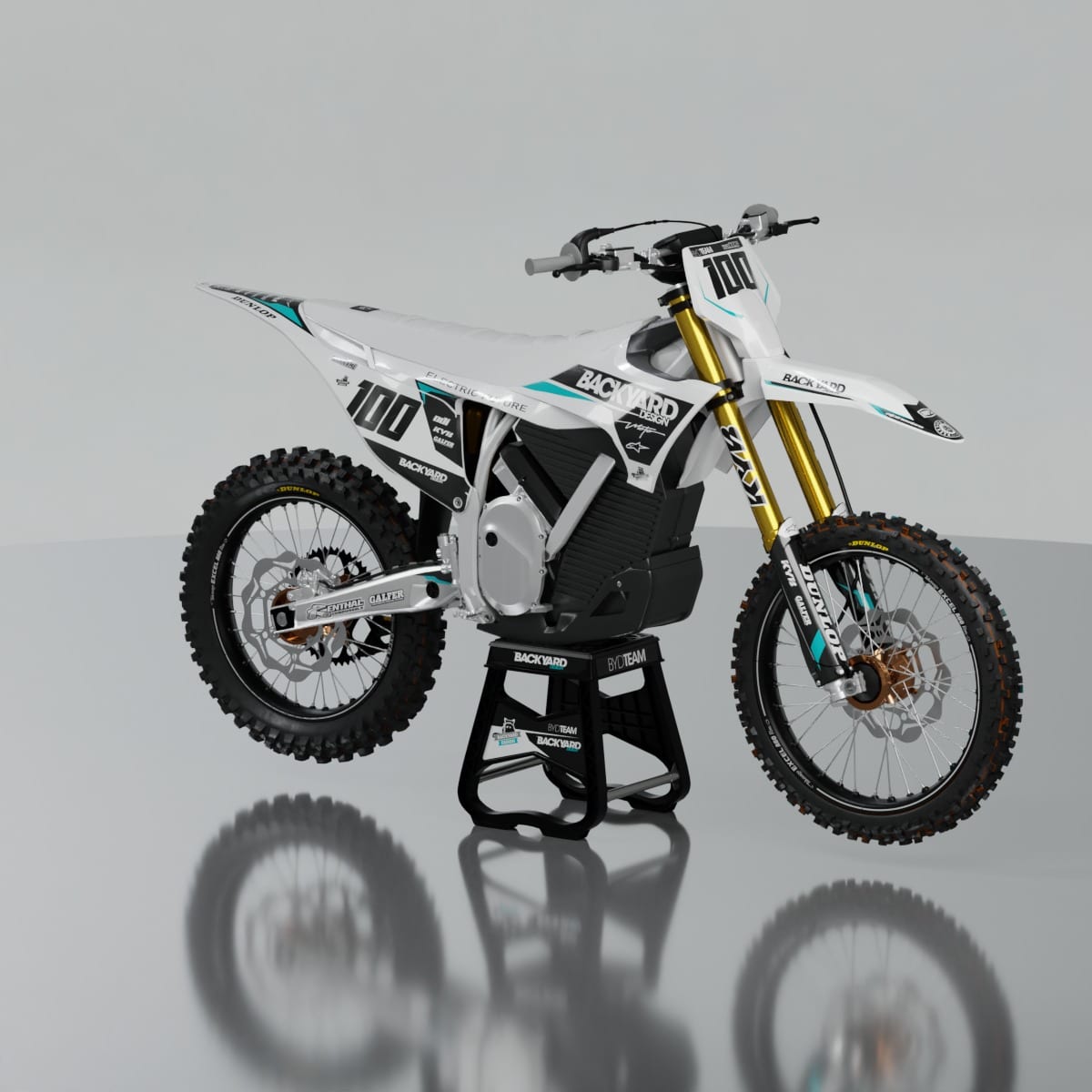 スタークバーグ STARK VARG ガード類スタートセット_EXにも！ Stark VARG EX Number Plate Graphics 2025–2027 – Minimalist