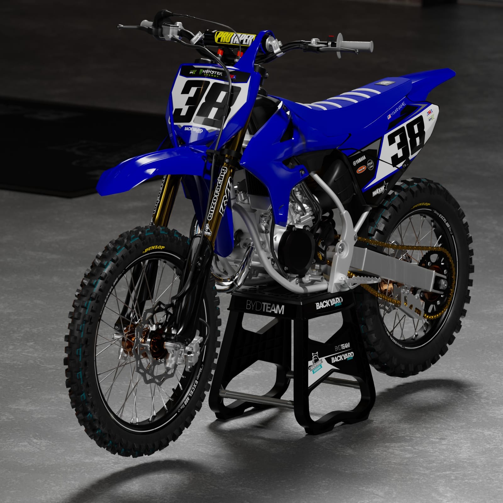 Yamaha YZ 85 Number Plate Graphics 2022–2027