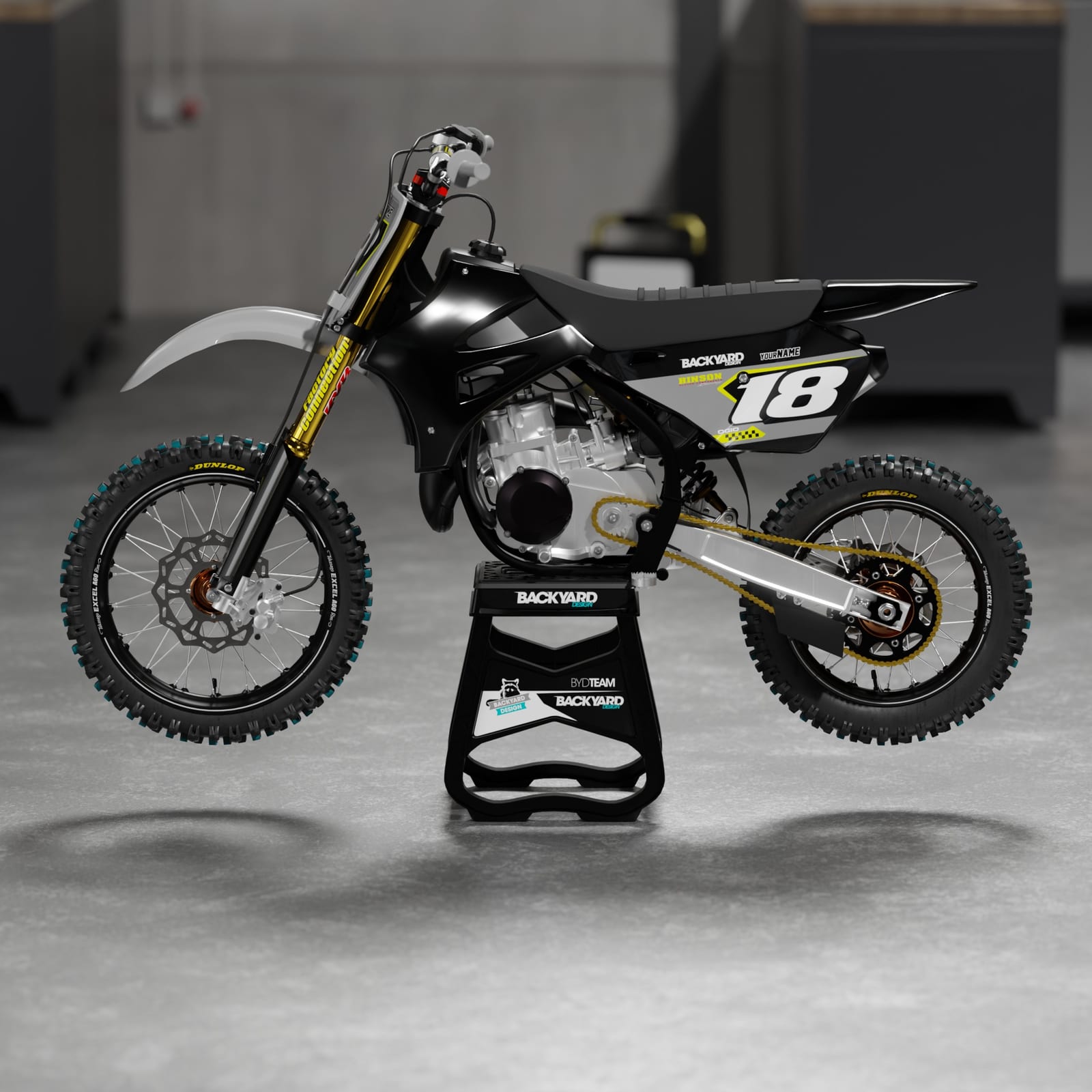 Cobra CX65 Number Plate Graphics: name and number