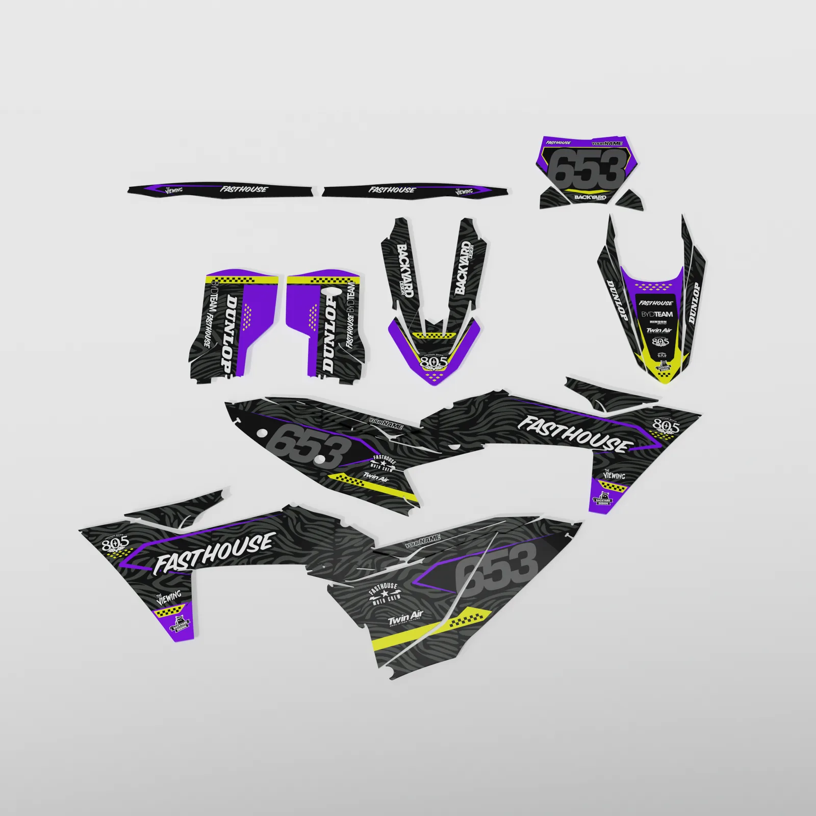 KTM SX/SX-F/XC Vented Graphics Kit 2023–2024 – Tyler Bereman