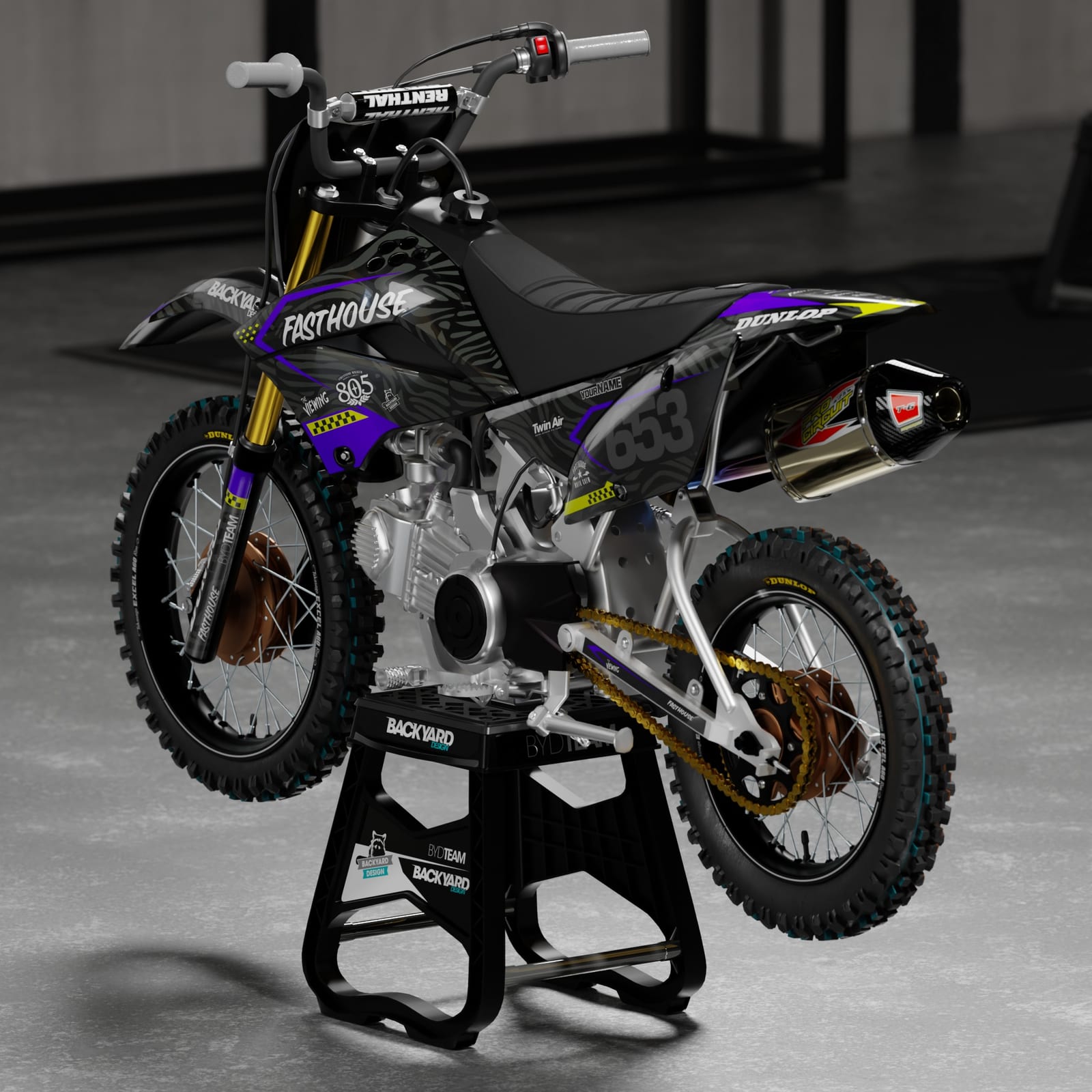 Kawasaki KLX 110 Graphics Kit 2010–2027 – Tyler Bereman