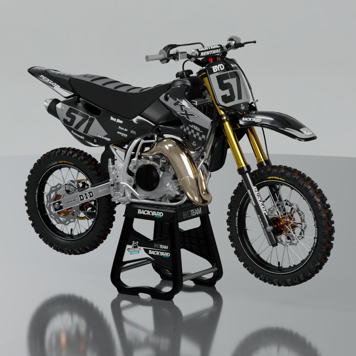 Kawasaki KX 65 graphics 2000 to 2027