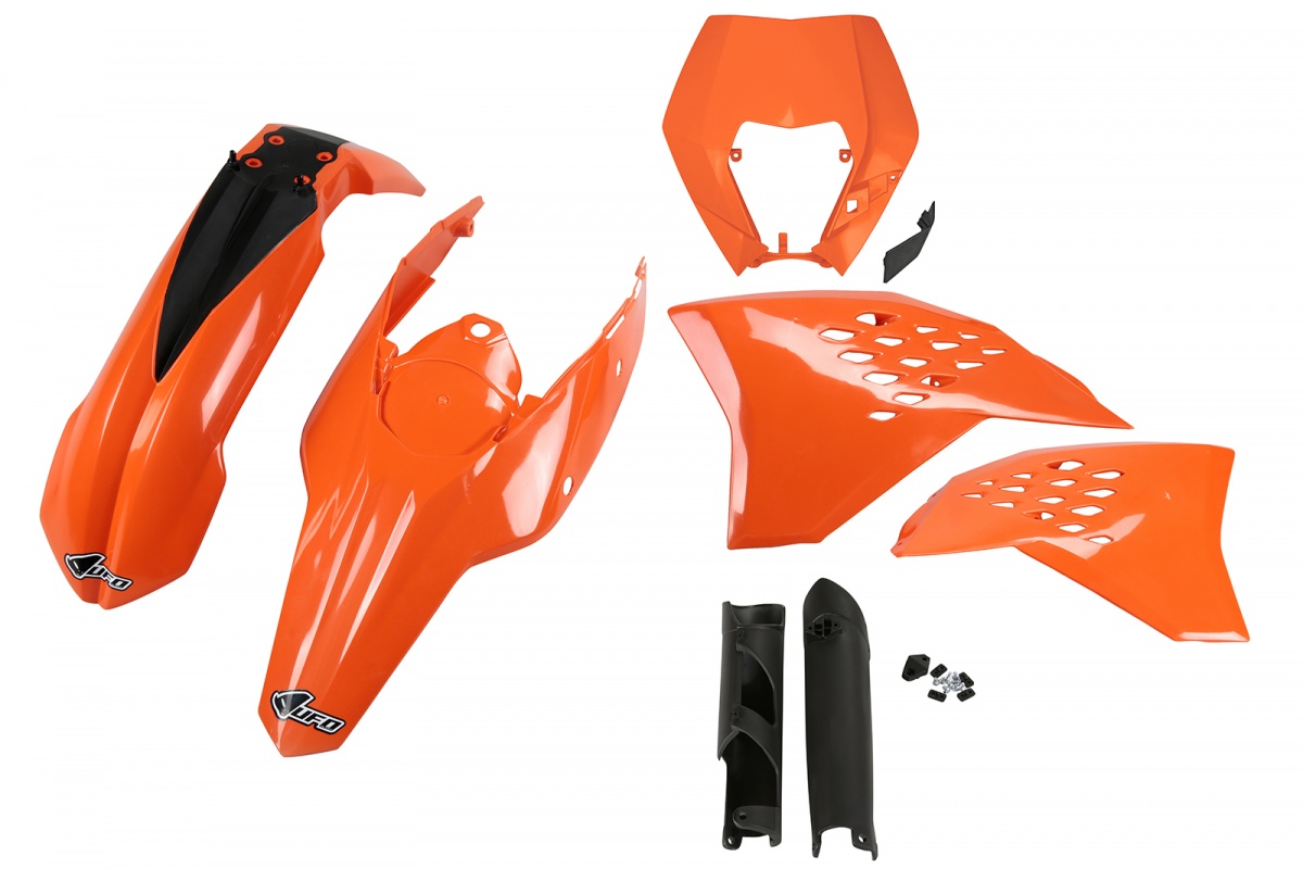 KTM EXC/EXC-F/XC-W/XCF-W UFO Plastics Kit 2008–2011–11 – OEM 2011