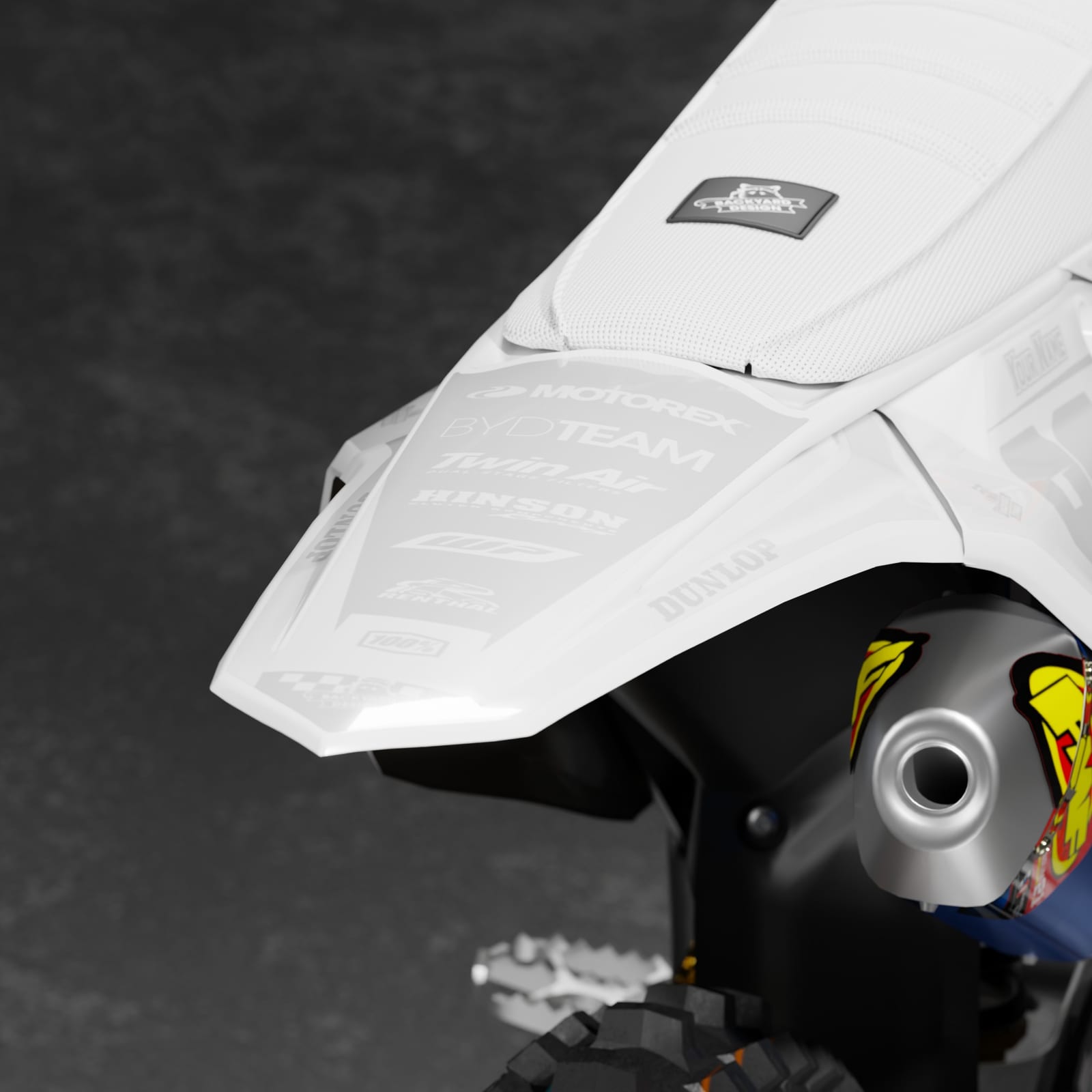 KTM SX/SX-F/XC/XC-F Graphics Kit 2017–2018 – White