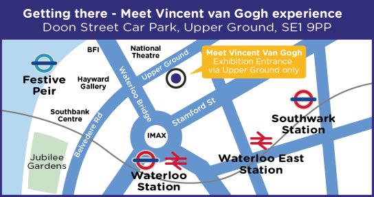 Van Gogh location map 2