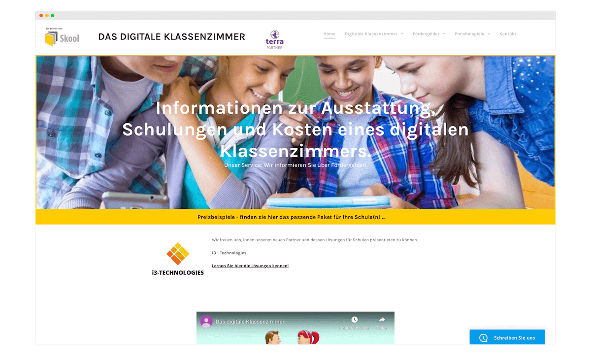 Das digitale Klassenzimmer