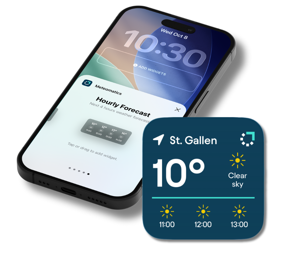 meteomatics weather app widget