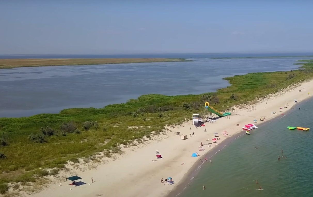 Пляжи Рассейки с высоты птичьего полета Фото пляжа Рассейки с высоты птичьего полета