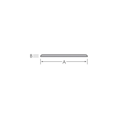 Tekening Platstrip 25 x 2,5 mm
