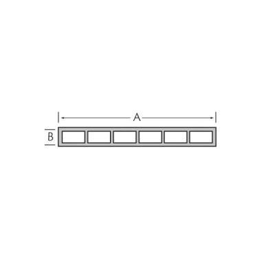 Tekening Kamerprofiel 100 x 7,0 mm