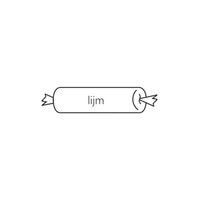 Tekening Lijmworst 600ml Sealer 302