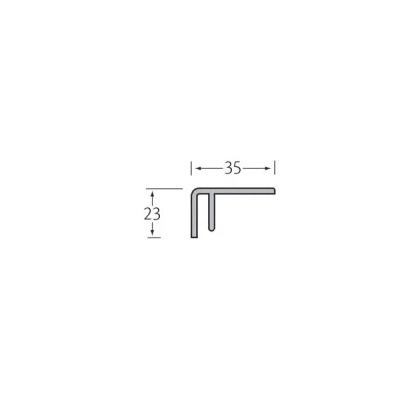Tekening Eindprofiel 18 mm inw