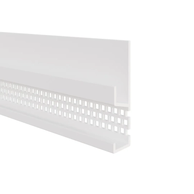 Ventilatie afsluitprofiel 65 x 17 mm