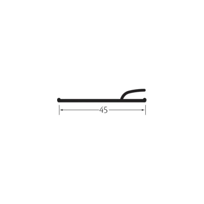 Tekening Milyt horizontaal afdichtingsprofiel 45m