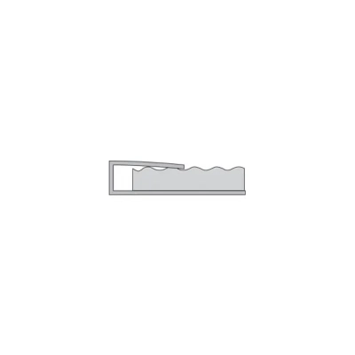 Tekening Start en eindprofiel 2,3mm inw