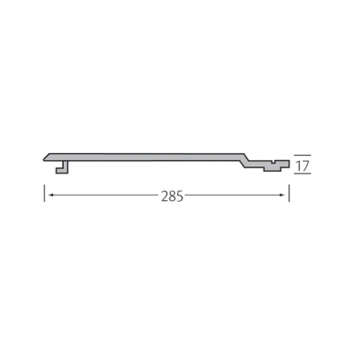 Tekening Multitexx gevelpaneel 250mm structuur