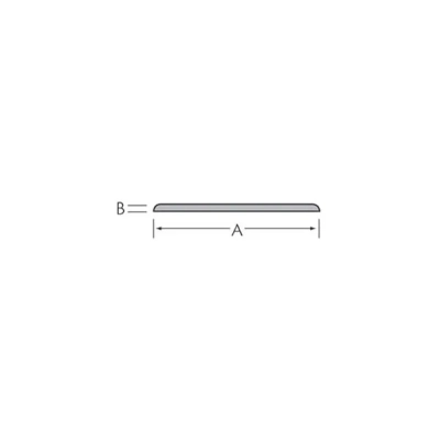 Tekening Platstrip 80 x 3,0 mm