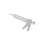 Tekening Hand kitspuit (tbv 600ml lijmworst) mk5
