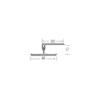 Tekening Eurotexx 2-delig ventilatie afsluitprofi