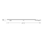 Tekening Modern Wood dubbel sponning 332mm struct
