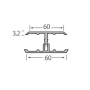 Tekening Kerrafront 2-del.verbindingspr. 17mm inw