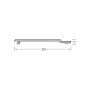 Tekening Multitexx gevelpaneel 250mm structuur