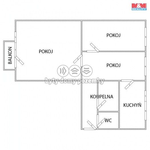 Prodej, Byt 3+1, Ostrava