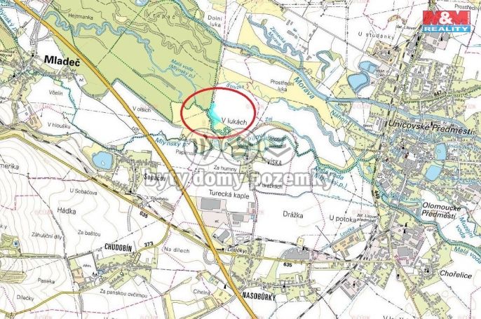 Prodej, Louka, Mladeč