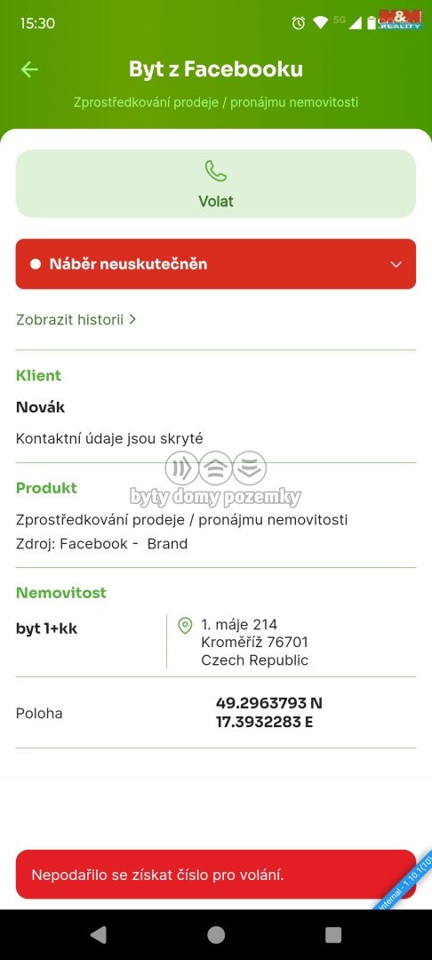 Prodej, Byt 1+kk, Moravské Budějovice