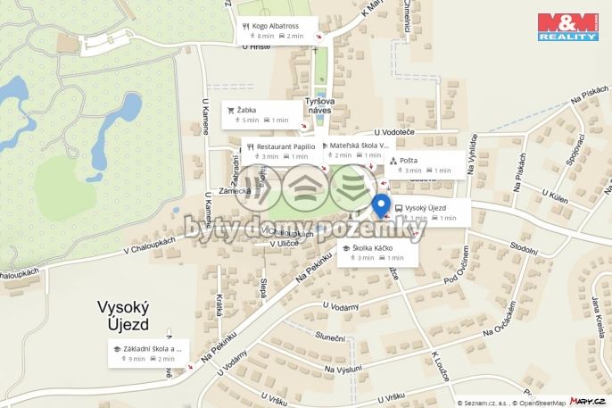 Prodej, Byt 2+1, Vysoký Újezd