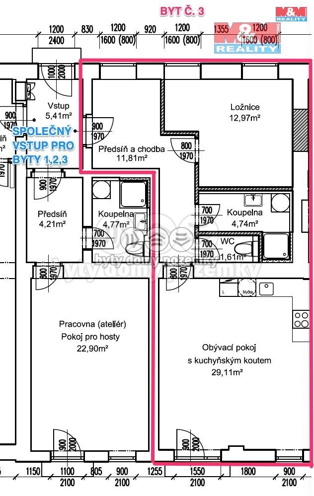 Prodej, Byt 2+kk, Jaroměř