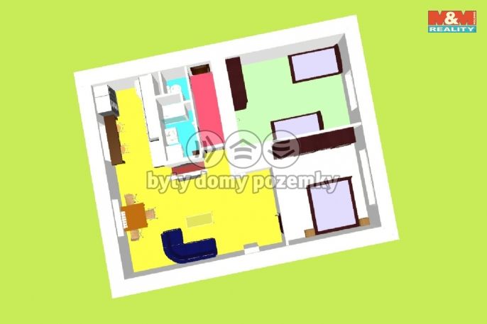 Prodej, Byt 3+1, Praha