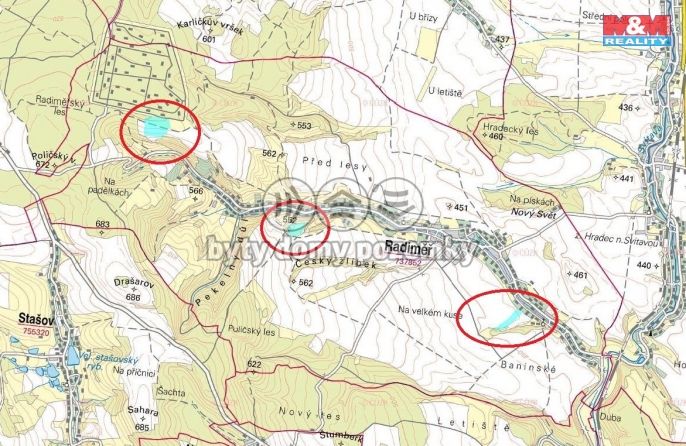 Prodej, Louka, Radiměř