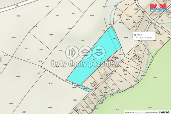 Prodej, Pozemek k bydlení, Ústí nad Labem