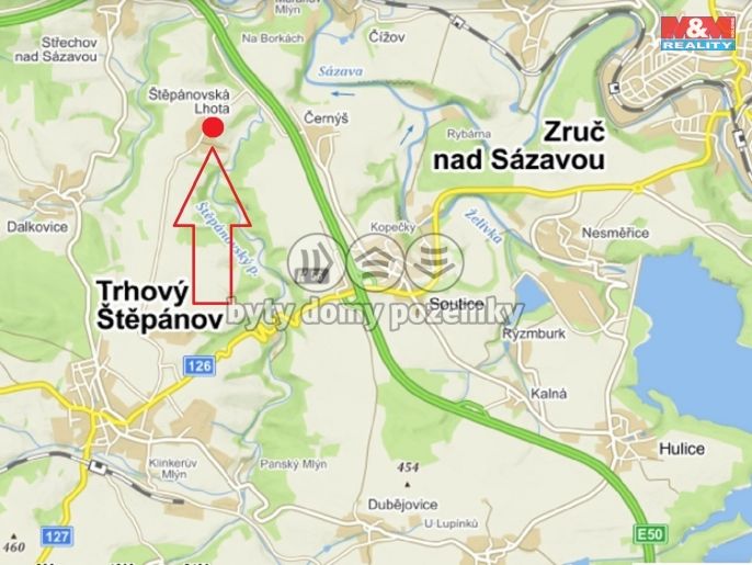 Prodej, Pozemek k bydlení, Trhový Štěpánov