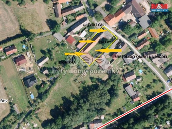 Prodej, Zemědělský objekt, Čestice