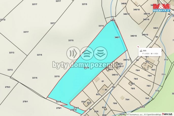 Prodej, Pozemek k bydlení, Ústí nad Labem