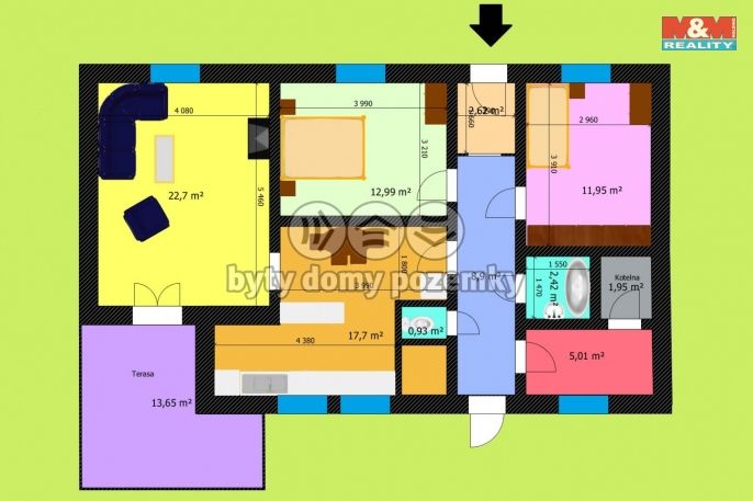 Prodej, Rodinný dům, Dobšice