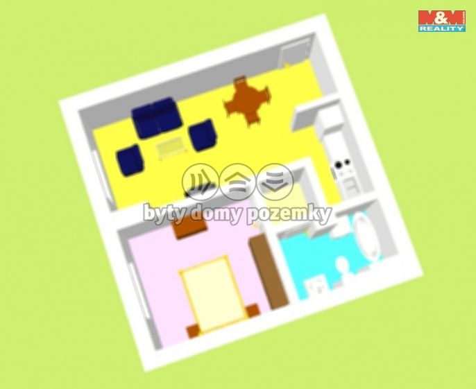 Prodej, Byt 2+kk, Zruč nad Sázavou